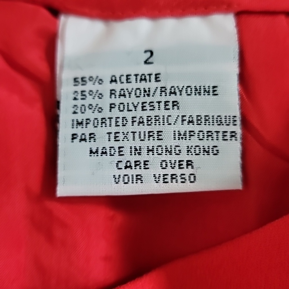 Anne klein II Orange Women's Skirt Sz 2 - Picture 8 of 8